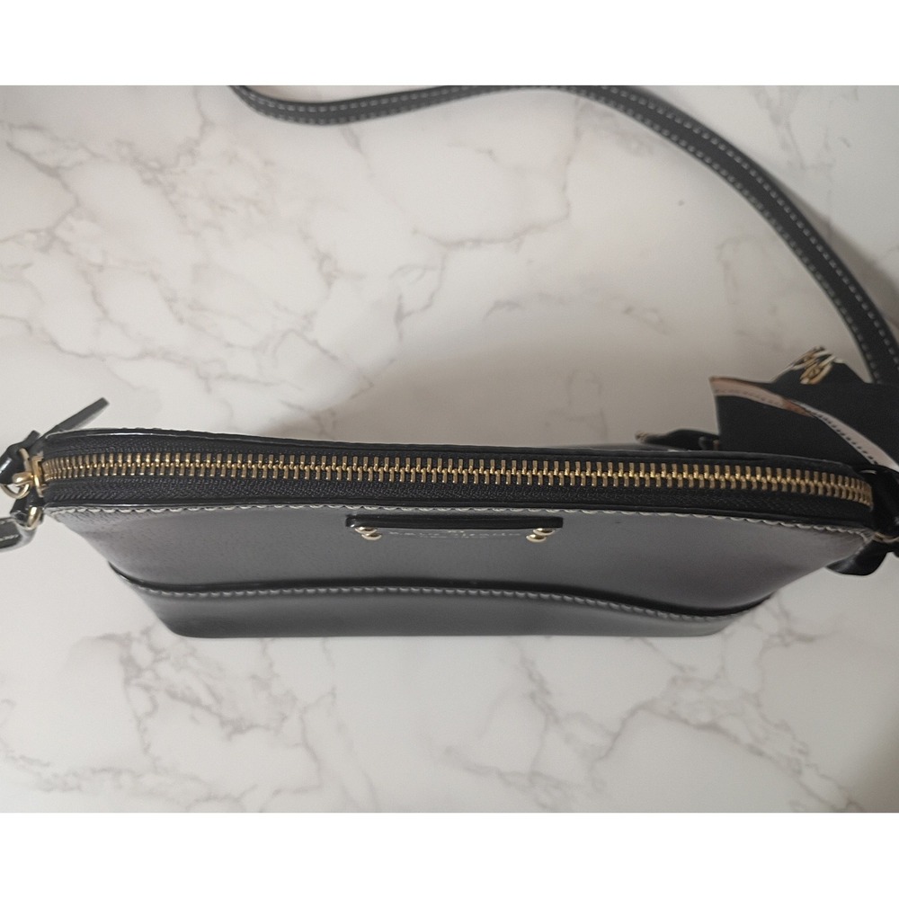 KATE SPADE Wellesley Hanna Black Leather Crossbody Bag - EUC - Picture 4 of 7